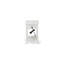 Table d'appoint Denison - Table de bout rectangulaire avec tiroir pour chambre à coucher, blanc-544612760
