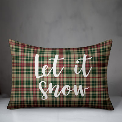 Plaid Throw Pillow