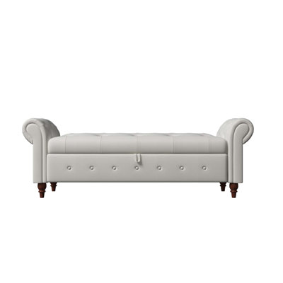 Javelyn Velvet Upholstered Storage Bench