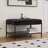 Upholstered Ottoman With Storage Shelf-616996787