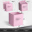 Bacs de rangement Sorbus 13 po - Cubes de rangement pliables en tissu avec poignées, paquet de 12 - Pastel multicolore-1531593406-1531593404