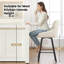 Swivel Counter Stool with Metal Frame-1836565645