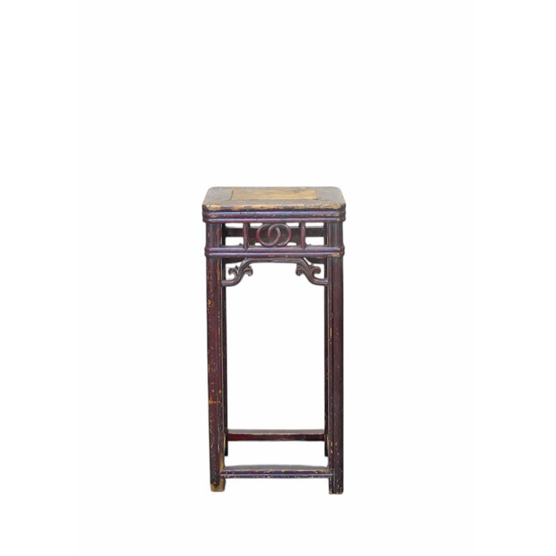 19th Century Chinese Elm Pedestal Table