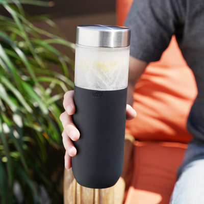 HOST Chilling FREEZE Bottle In Black, Set Of 1, 20 Oz, HOST