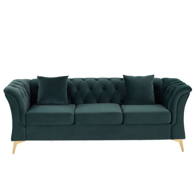 Dominyc Fabric 83.92'' Reception Loveseat