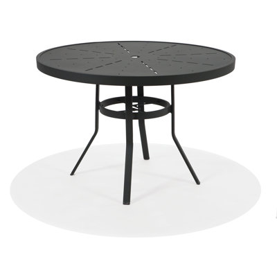 Aurora Metal Outdoor Dining Table , in. W in. D