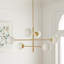 Alison 6 Light Metal Dimmable Chandelier