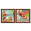 «Beach Beauty I», ensemble de 2 peintures sur toile encadrées-1374418646-1374418653