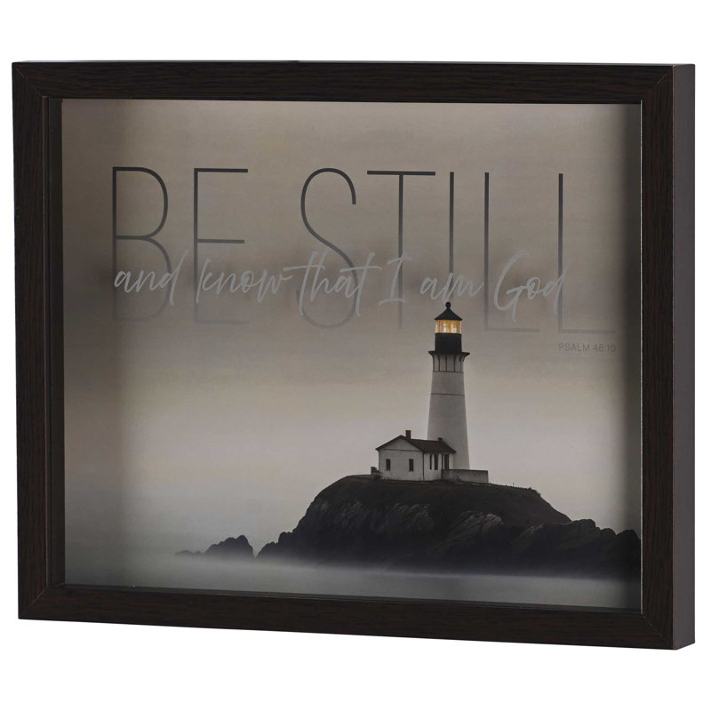 Framed Wall Art Be Still And Know