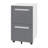 2-Drawer Mobile File Cabinet With Lock, All-Steel Metal Storage Cabinet On 360° Wheels