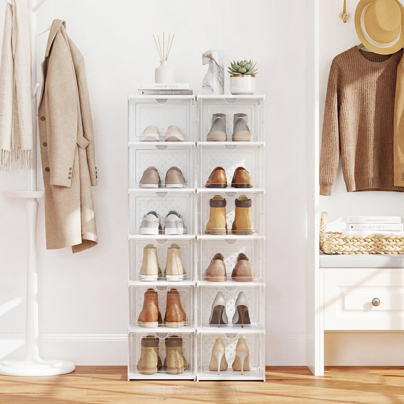 12 Pair Shoe Storage Cabinet