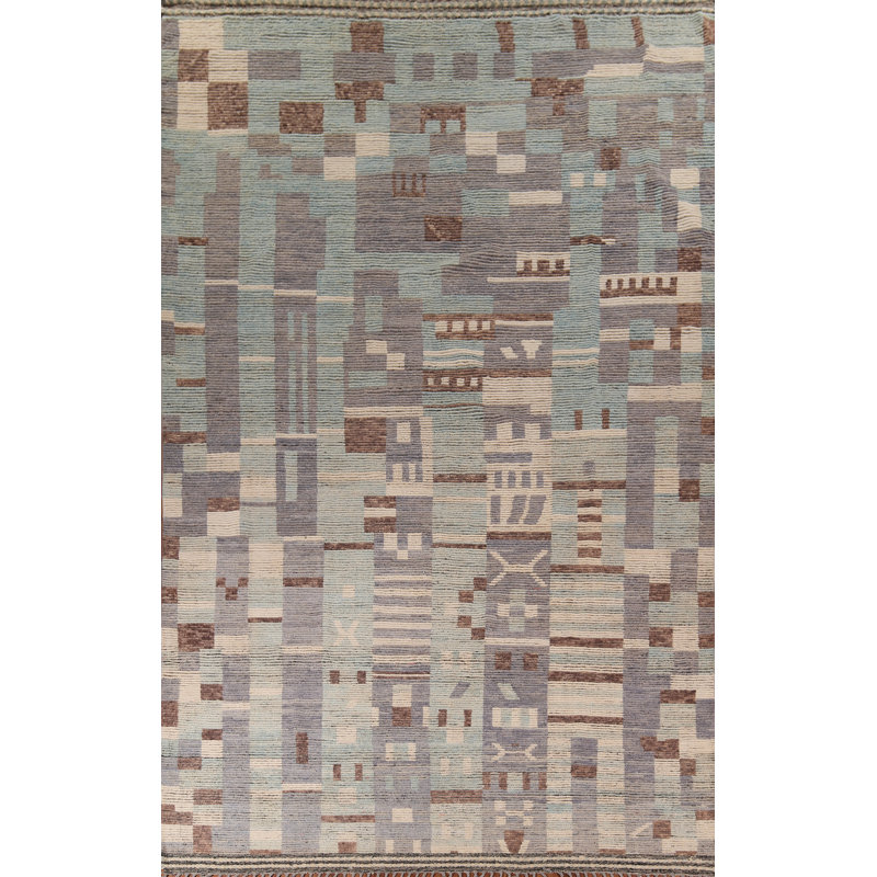 Handmade Moroccan Oriental Large Rug 10x15
