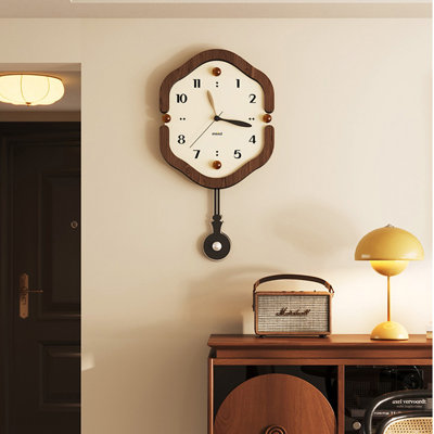 A new creative cream-style home simple wall-mounted clock with a traditional Chinese style -  FOLVOJ, FOL832982430438WALLCLOCKS0426-A30