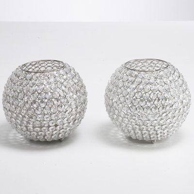 2 Piece Candlestick Set