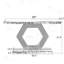 Console Hexagon Mirror