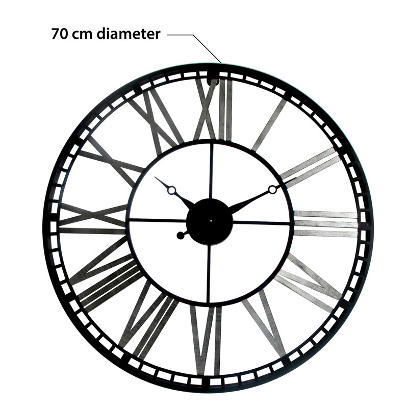 Très grande horloge murale 27,5 po Alonso