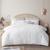 White Textured Comforter