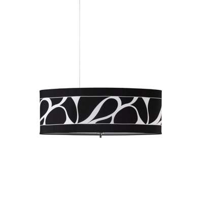 Ramonita 3 - Light Polished Chrome Drum Pendant