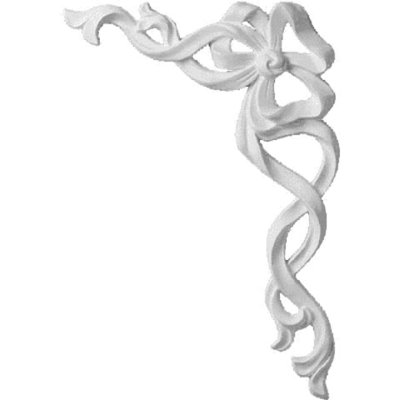 Versailles 8.625'' H x 5.875'' W x 0.75'' D Urethane Onlay Scroll