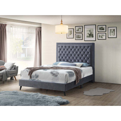 Chic Glam Bed For Modern Spaces