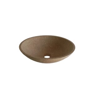 Stone Circular Vessel Bathroom Sink