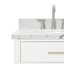 Meuble-lavabo double 60 po avec plateau en marbre blanc de Carrare Macnair-85363961
