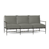 Roma 77" Wide Outdoor Patio Sofa with Cushions