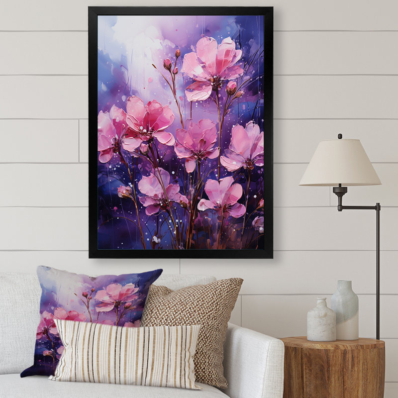 Lilas Lilas Serenade III, reproduction d'art sur toile, Noir, H 32 po x l 24 po x P 1 po