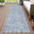 Machine Washable Indoor/Outdoor Chantille ACN2727 Diamonds Rug-306241553-306241552