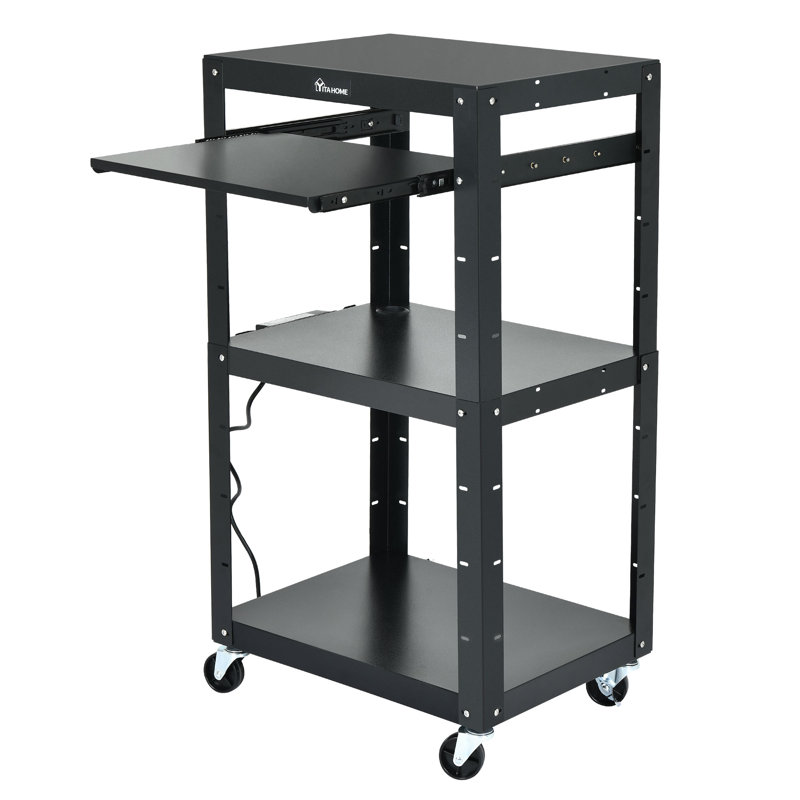 41'' H x 24'' W AV Cart with Wheels