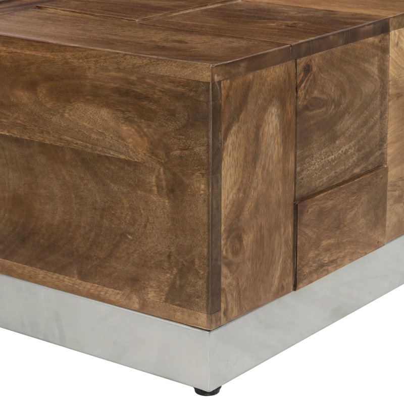 Luxvil Premium Solid Wood Coffee With Storage