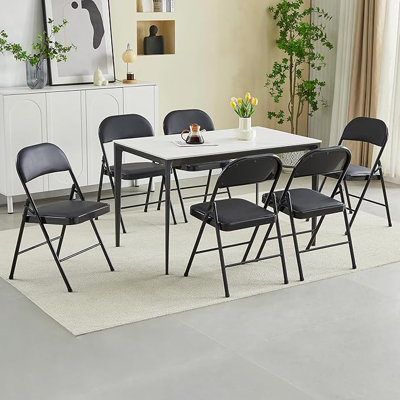 Texian Metal Office Folding Chairs Folding Chair (Set of 6)