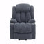 Tissu en chenille bleu avec fonction de mouvement électrique avec fonction d'inclinaison, de chauffage et de massage