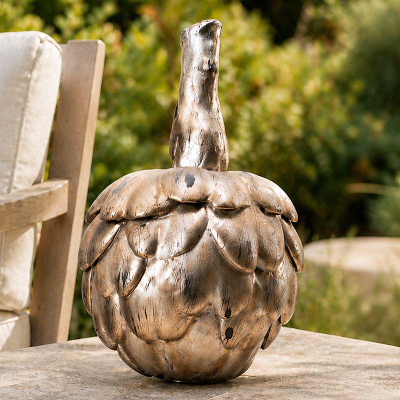 Sculpture artichaut antique