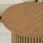 Round Farmhouse Coffee Table With A Drawer-1779882625