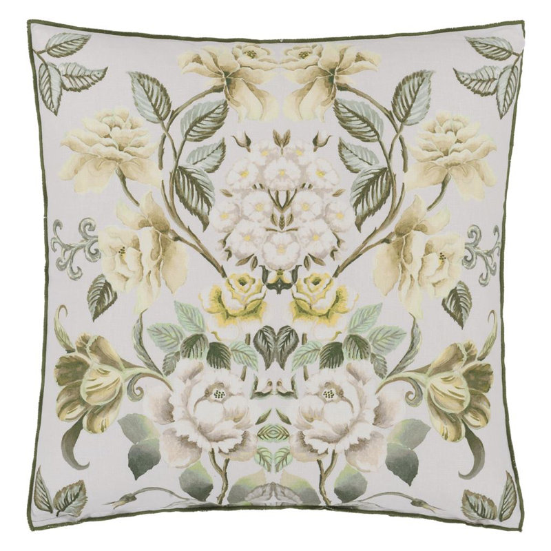 Eleonora Linen Cameo Decorative Pillow
