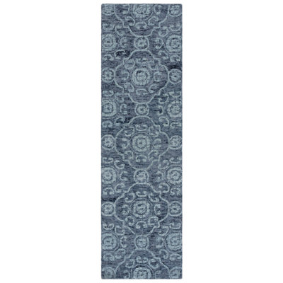 Sulema Hand Tufted Wool Damask Rug