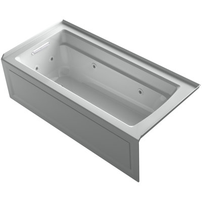 ArcherÂ® 66"" X 32"" Integral Apron Whirlpool with Integral Flange and Left-Hand Drain -  Kohler, K-1949-LA-95