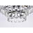 Stiner 3-Light Crystal Tiered Flush Mount-57281646-57281650