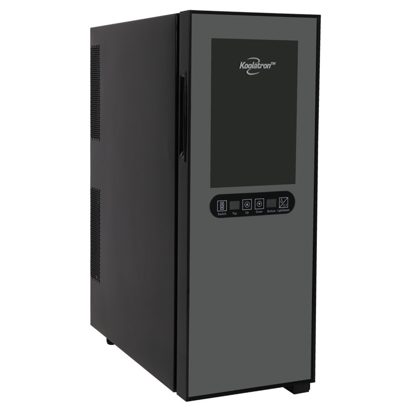 Koolatron Dual Zone 10" Freestanding 12 Bottle Wine Refrigerator