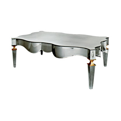 Solid Wood Extendable Mirrored Coffee Table