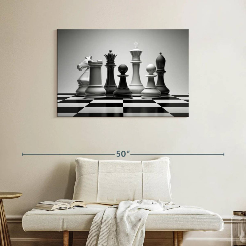 Senne Virtual Chess, 26" H x 39" W