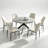Cappelletti Round Steel Pedestal Dining Table Set-810087414-867550716
