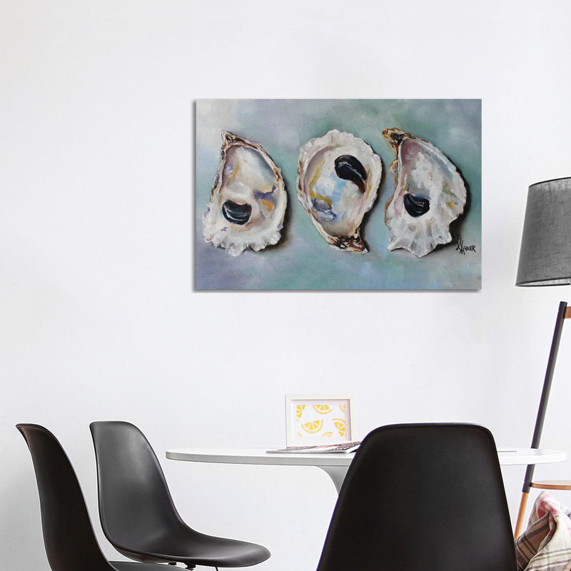 Bay Oyster Shells by Kristine Kainer - Gallery-Wrapped Canvas Giclée on Canvas, Wrapped Canvas