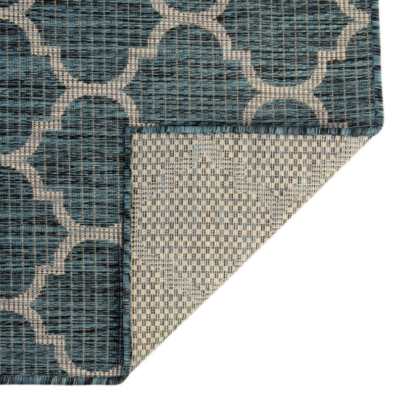 Annetrude Geometric Indoor / Outdoor Rug, Octagon 7'10" x 7'10"
