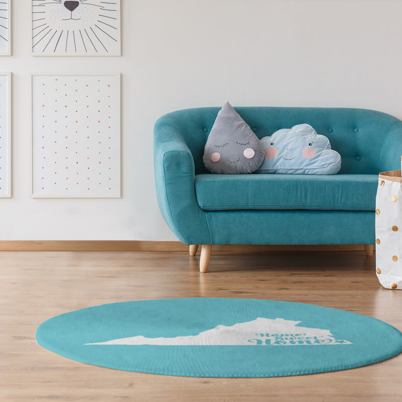 Tapis en poly-chenille en poly-virginie home, Rond 5 pi