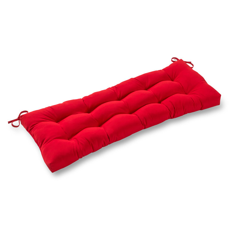 Coussin de balançoire / banc Royzell Sunbrella, Toile Sunbrella® rouge Jockey