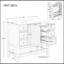 Meuble-lavabo 36 po avec trois tiroirs-345564307