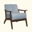 Chaise d'appoint moderne en velours 1pc-1431728311