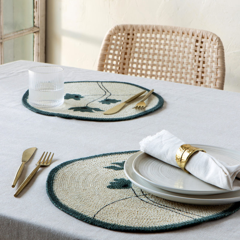 Ensemble de 4 napperons Seagrass Aria